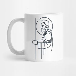 Saint Joseph digital minimal illustration Mug